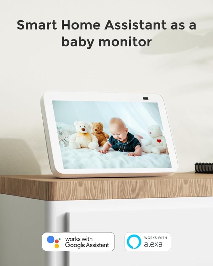 REOLINK 2K Indoor Security Camera E1, Plug-in 2.4G Wireless WiFi for Baby/Pet Monitor with Phone app, 360 Degree Dog Camera with Person/Pet Detection, Night Vision, 2-Way Talk, Local Storage