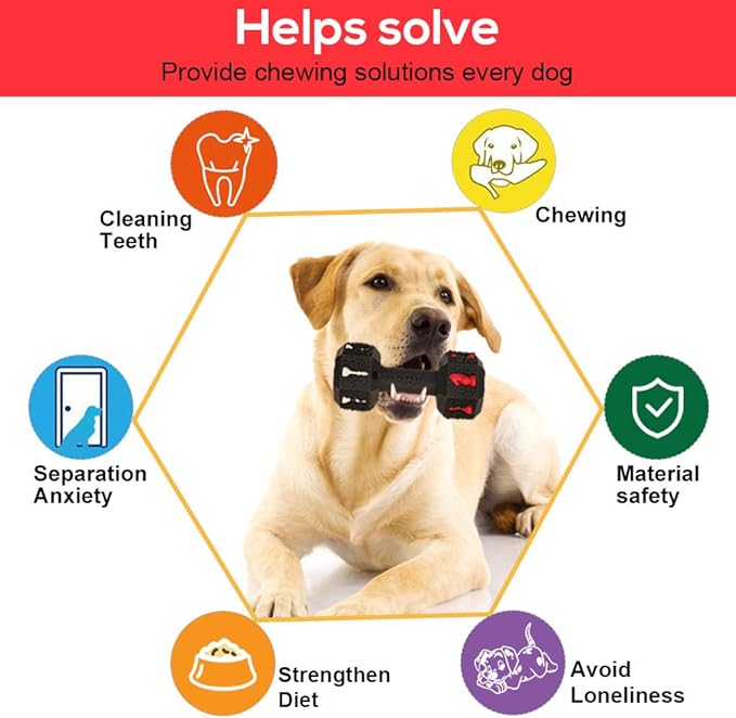 Dog Chew Toys for Aggressive Chewers,Food Grade Non-Toxic Dental Pet Toy,Tough Durable Indestructible Dog Toys for Medium Large Dogs.Black.