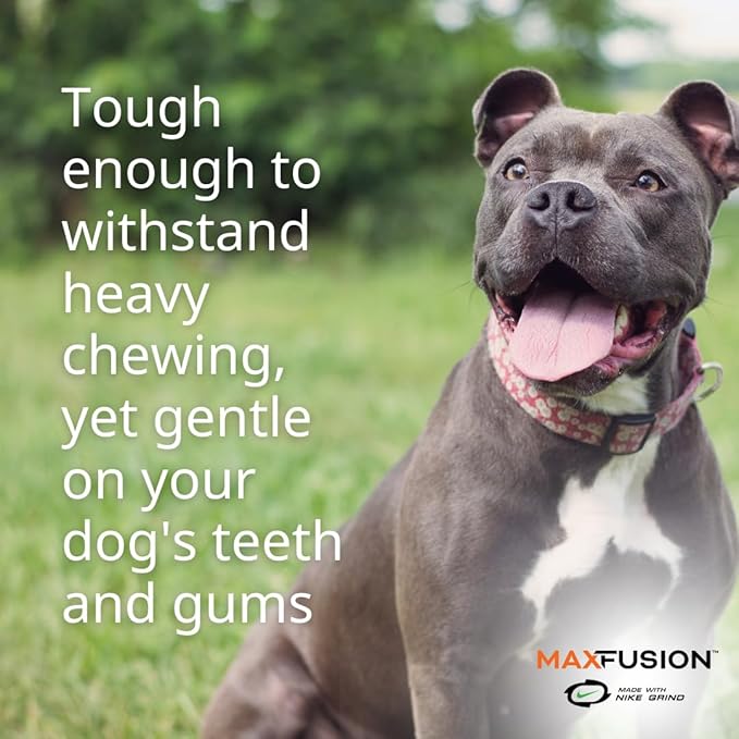 Max Fusion with Nike Grind, Tug of War Dog Toy for Chewers – XL Chew Toys for Large Dogs, Interactive Outdoor Puppy Toy for Teething, Play, Enrichment, Training & Dental Health