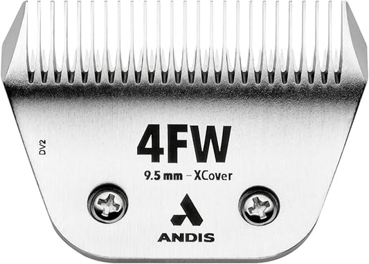 Andis 561463 ceramicEDGE #4FW XCover Wide Blade, Small Animal and Pet Grooming, Detachable Replacement Blade, Long Lasting, Stainless Steel