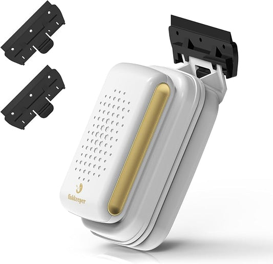 fishkeeper Magnetic Aquarium Fish Tank Glass Cleaner - Exquisite & Super Strong Magnetism, Double Side Floating Algae Scraper Cleaning Tools for 0.1 to 0.7 Inch Glass Tanks (Mini/M/L/XL)