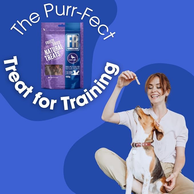 Freeze-Dried Duck Liver Pet Treats – Rich in Iron and Nutrients, Natural Single Ingredient Snack for Dogs and Cats – Grain-Free, Protein Packed