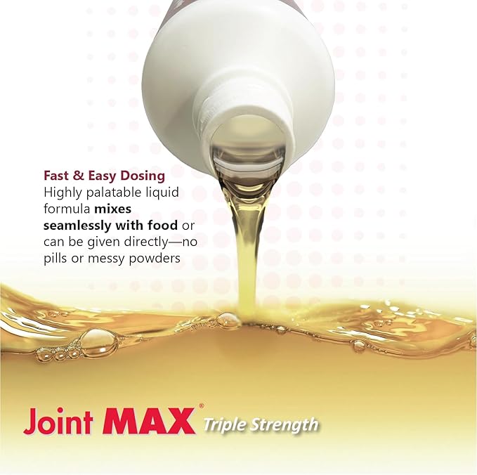 Liquid for Dogs - Vitamins, Minerals, Antioxidants - Glucosamine, Chondroitin - Beef Flavor - Maximum Joint Health Supplement for Dogs - 32 fl oz