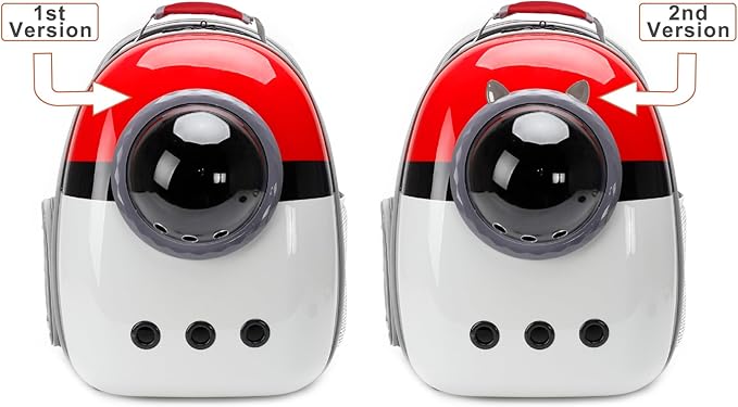 Front Expandable Cat Backpack Carrier Large Cat Backpack Fits Up to 20 lbs, Backpack for Cats Kitten Small Puppy, Airline Approved Cat Bubble Backpack, Space Capsule Astronaut Backpack Carrier