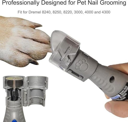 for Dremel 7760-PGK Pet Nail Grooming Sanding Discs - Professionally Designed for Pet Nail Grooming - Fit for Dremel 8240, 8250, 8220, 3000, 4000 and 4300 Paws Grooming, 3pcs