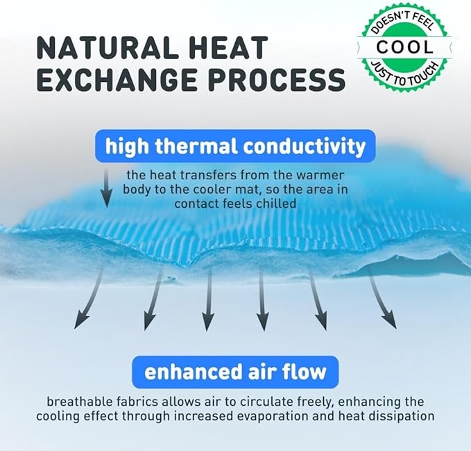 INSPECTOR TAIL Self Cooling & Traveling Mat + Free String Bag Pack/Washable & Portable Pet Soft Pad for Indoor or Outdoor/Perfect for Dog & Cats for Car Travel Kennel Sofa Bed Floor/Blue