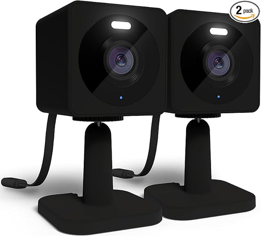 WYZE Cam OG Indoor/Outdoor 1080p Wi-Fi Smart Home Security Camera with Color Night Vision, Motion Detection, 2-Way Audio, Compatible with Alexa & Google, Black (2-Pack), Free Expert Setup