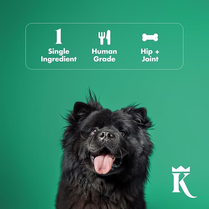 King Lou Pets - Whole Duck Feet for Dogs - Dehydrated Duck Dog Treats - USA-Made Dental Treats for Dogs - Collagen, Glucosamine, Chondroitin for Hip and Joint Health - 10 Count