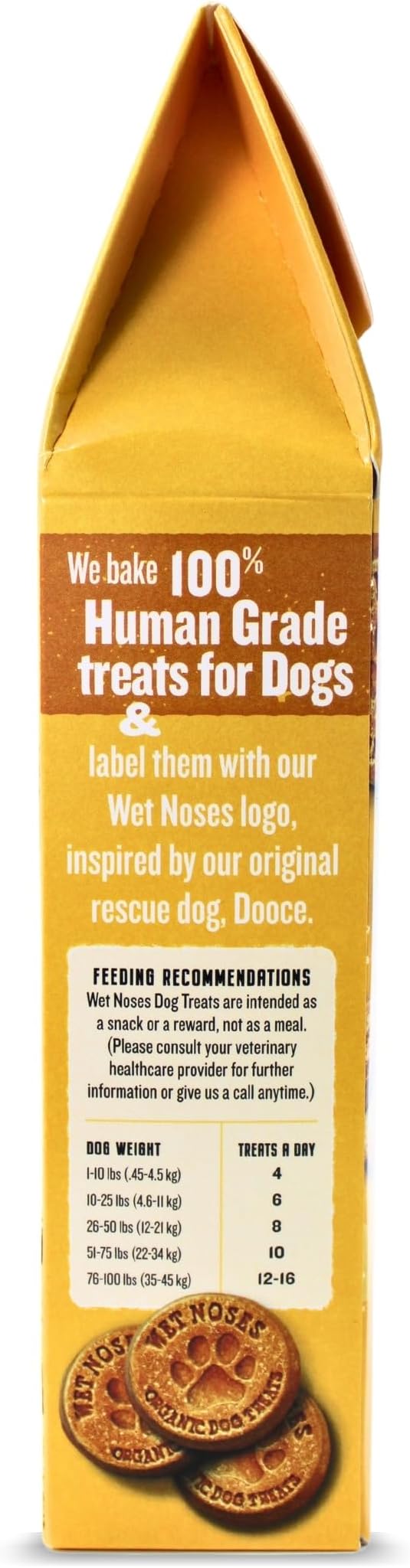 Grain-Free Organic Crunchy Dog Treats – for All Pet Sizes, Breeds – All-Natural Treat – 100% Human-Grade – Delicious Snacks for Dogs – 14 Oz, Grain Free - Peanut Butter Banana, 2 X 14oz Box