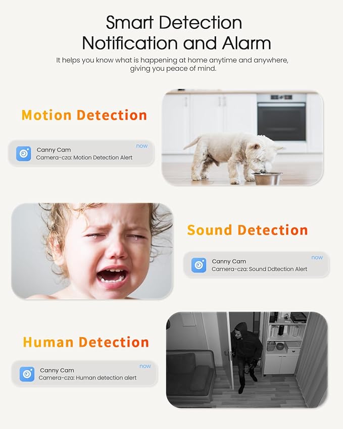 usogood 2.5K Indoor Camera for Home Security, 360°Pet Camera Indoor with Phone App,Support 5G/2.4Ghz Wifi,Dog Camera with Speaker, Auto Motion Tracking Detection,2-Way Audio,Works with Alexa,Best Gift