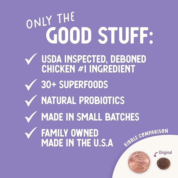 Health Extension Original Chicken & Brown Rice Dry Dog Food (30 lb / 13.61 kg) - Protein-Packed Formula with Probiotics, Omega 3 for Holistic Health in Dogs of All Life Stages