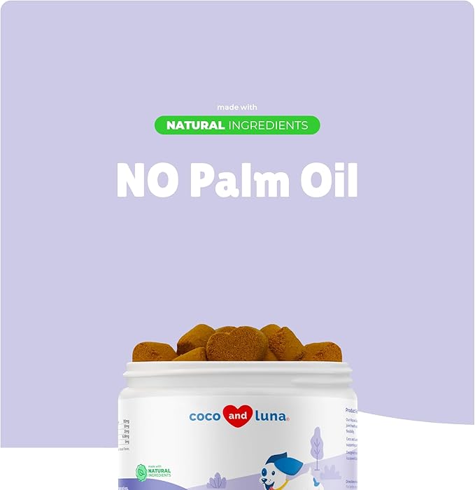 Hip and Joint Supplement for Dogs - with Glucosamine, Green Lipped Mussel, Turmeric, Chondroitin, Fish Oil, MSM and Yucca Schidigera for Dog Joint Relief & Mobility.