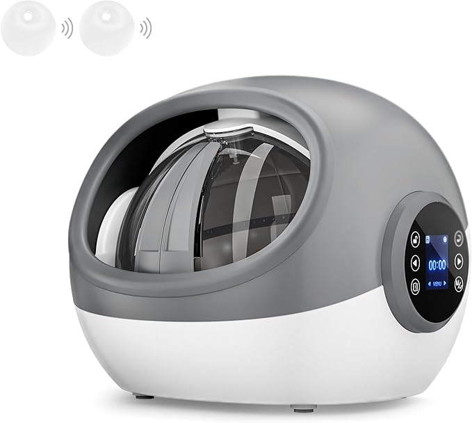 Upgraded RFID Cat Feeder with Collar Sensor – 4 Feeding Modes, Anti-Theft Pet Feeder for Multi-Cat Households, Timed Collar-Activated Feeder for Special Diets & Portion Control (2 Collar)