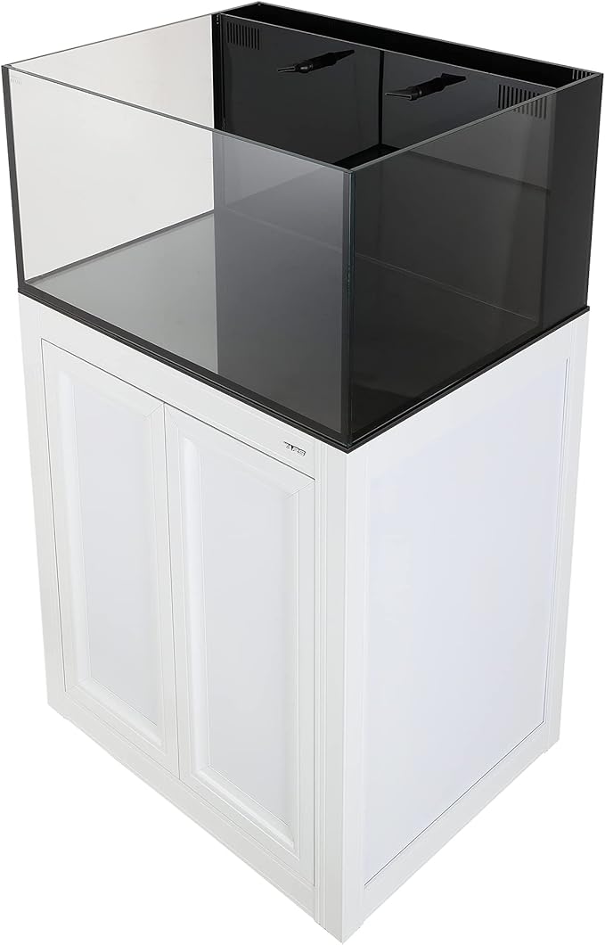Innovative Marine Nuvo Fusion Pro 2 All in One - 50 Gallon Aquarium with White APS Stand with Leveling Frame