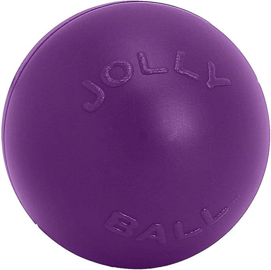 Jolly Pets Push-n-Play Ball Dog Toy, 14 Inches/Extra-Large, Purple,All Breed Sizes