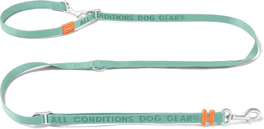 HOWGO Hands Free Dog Leash with Padded Handle,Multifunctional Crossbody Waist Leash for Walking Running Jogging Training,7.5 FT Nylon Adjustable Length for All Breeds(MintGreen, Ultralight)