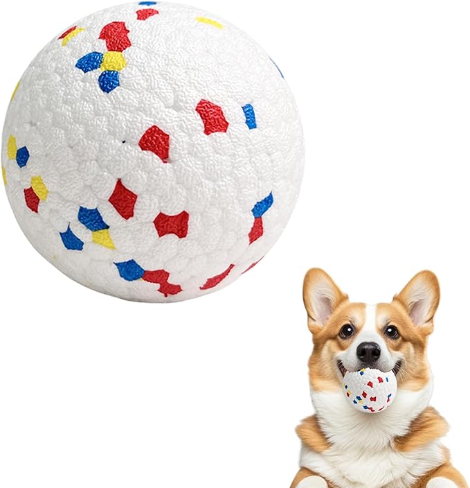 Dog Balls, Chew Toy Tennis for Aggressive Dogs, Interactive Toys for Tossing and Catching, Lightweight Toys That Float on Water, Balls for Large/Medium/Puppies Dogs
