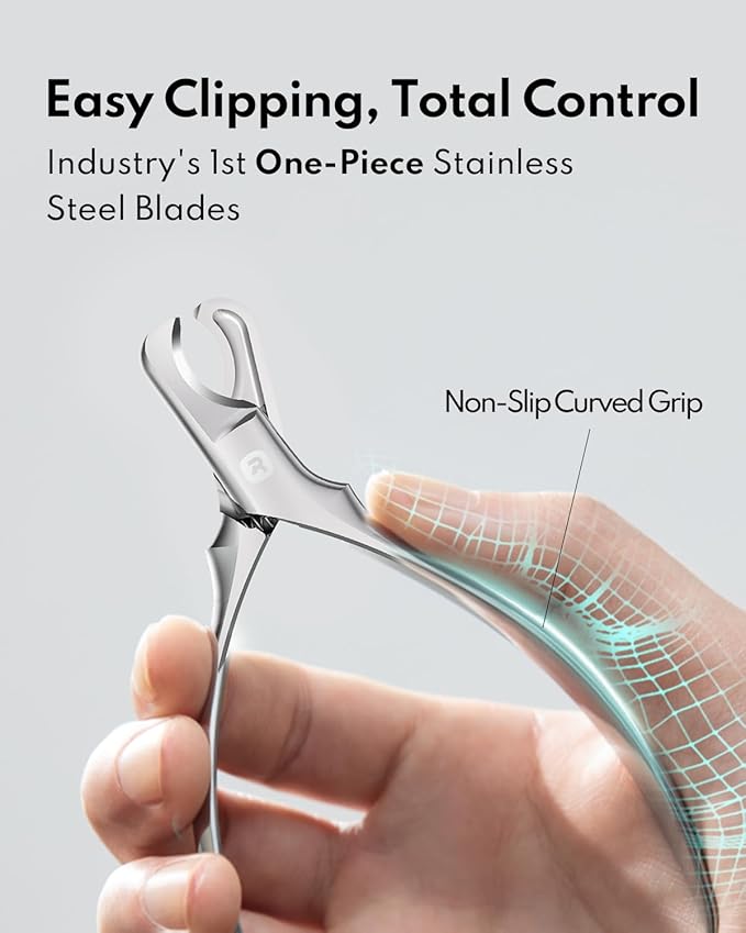 Dog Nail Clippers – Sharp, Durable, All Steel Material, Ergonomic Non-Slip Handle, Safe and Comfortable Trimming, Professional Pet Nail Trimmers for All Dogs Cats