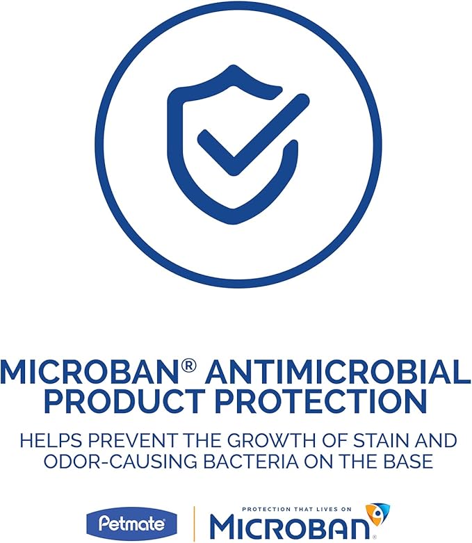 Petmate Replendish Feeder with Automatic Cat and Dog Feeder, 5 LB, Pearl Silver Grey, Made in USA