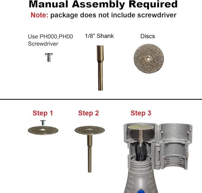 for Dremel 7760-PGK Pet Nail Grooming Sanding Discs - Professionally Designed for Pet Nail Grooming - Fit for Dremel 8240, 8250, 8220, 3000, 4000 and 4300 Paws Grooming, 3pcs