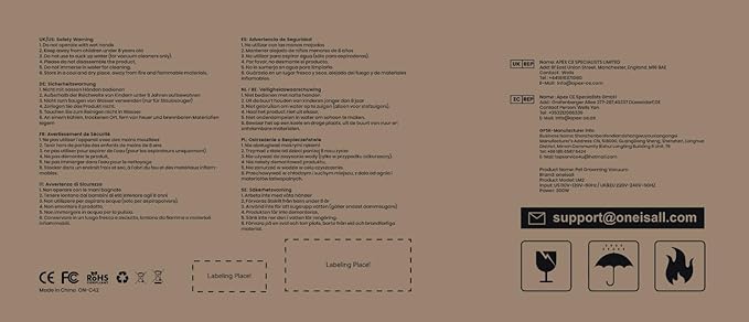 oneisall Dog Grooming Vacuum, Pet Grooming Vacuum with Clipper Nail Grinder, 1.5L Dust Cup Dog deshedding Vacuum Brush with 7 Pet Grooming Tools for Shedding Pet Hair, Home Cleaning