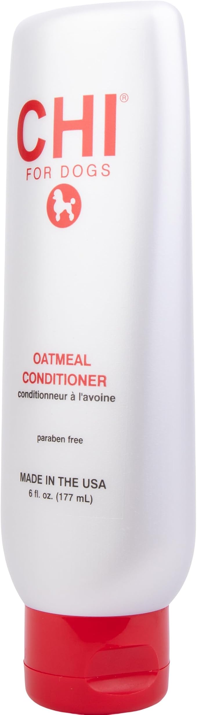 CHI for Dogs Oatmeal Conditioner - Best Moisturizing Formula for Dry Skin - Dog Conditioner with Soothing Ingredients - Paraben and Sulfate Free - pH Balanced - Made in USA, 6 Fl Oz