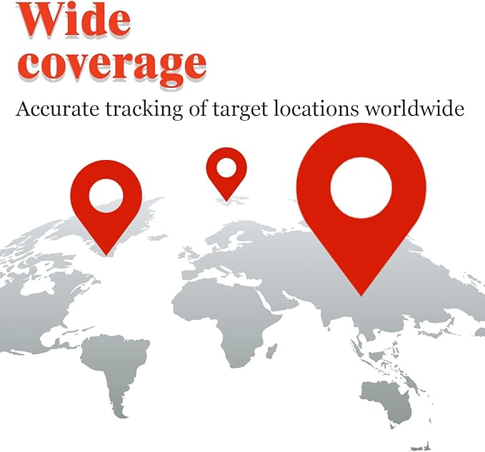 GPS Tracker for Dogs and Cats - No Monthly Fee/Subscription, No SIM Card Required - Real-Time Alerts, Historical Routes - Waterproof, Lightweight - Compatible with Android & iOS, Fits Any Collar