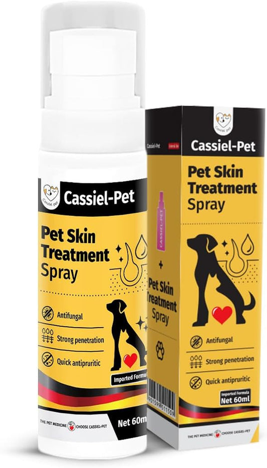 Hot Spot Spray Treatment, Wound Care & Itch Relief Spray for Dogs and Cats, Relives Scratching, Itchy Skin and Paw Licking, for All Animals, 2.02oz