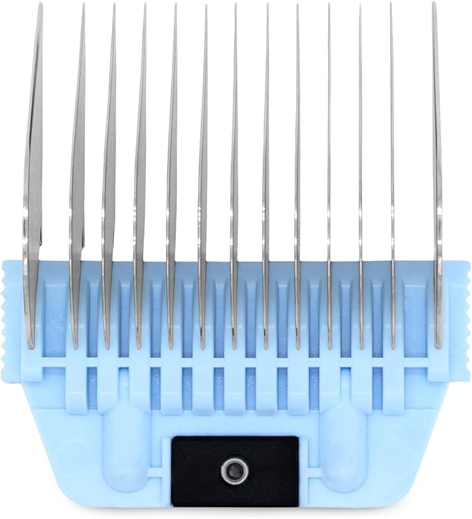 A Series Wide 25mm (1 inch) Metal Comb - Professional Dog Grooming Blades for Smooth Coat - Durable and Precise for Trimming and Finishing - Compatible with A Series Clippers