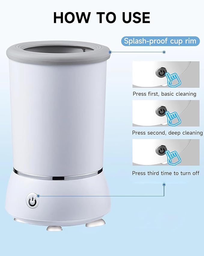 Automatic Dog Paw Cleaner for Dogs，Electric Dog Foot Paw Washer Cup and Massager，2 Speeds for Thorough Cleaning and USB Rechargeable,Pet Paw Feet Cleaner for Small Medium Dogs Cats (Pink)