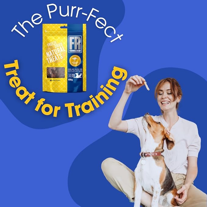 Freeze-Dried Kangaroo Strips for Pets – Novel Protein Dog and Cat Treats – Lean, Hypoallergenic, Natural Raw Snack