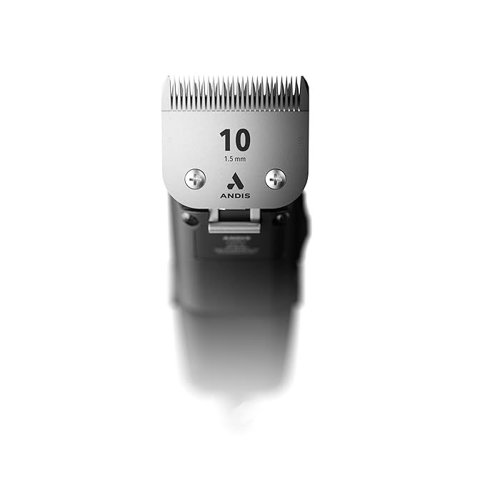 Andis 12845 Ultra-Light 2-Speed Professional-Grade Detachable Blade Clipper, Animal/Dog Grooming, for All Coats & Breeds, AG, Black