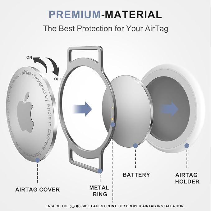 AirTag Cat Collar, Ultra Elastic Cat Tracker Collar with Apple Air Tag Holder, [Lightweight][Scratch Resistant] Stepless Adjustable GPS Pet Collar for Cats Kittens [Purple]