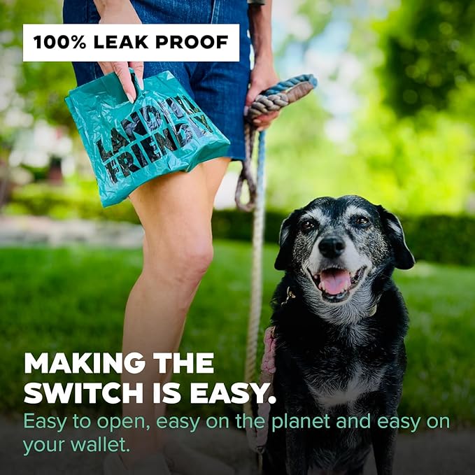 Doggy Do Good Next Pet Waste Bags, Landfill Friendly Recycled Plastic Unscented Dog Poop Bags for Dogs, Thick & Leakproof, Strong, Earth Friendly Poop Bags, 300 Count