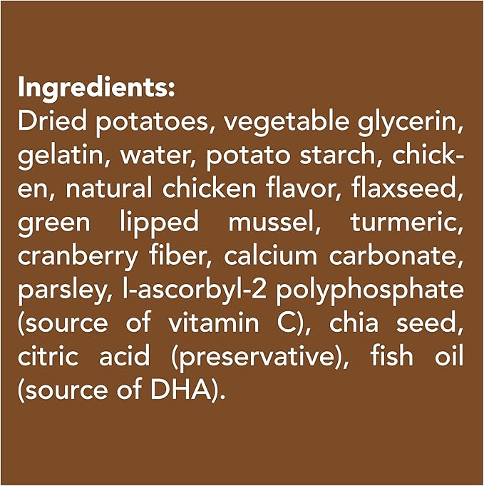 Get Naked Dental Sticks Grain-Free Chicken Flavor Dog Treats, Senior Health Small 6.2-oz Bag