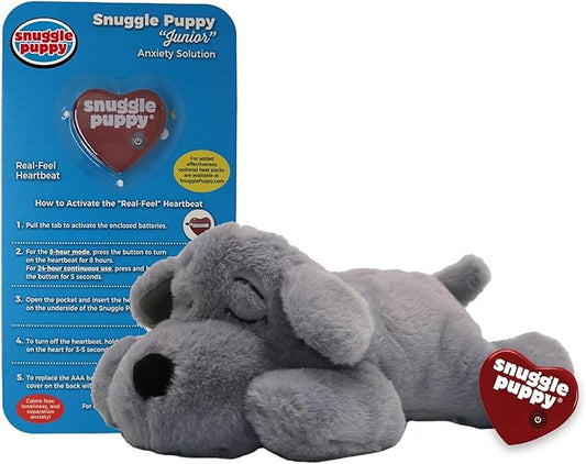 Original Snuggle Puppy Toys for Small Breeds - Heartbeat Puppy for Dogs - Pet Anxiety Relief and Calming Aid - Comfort Dog Toys for Behavioral Training