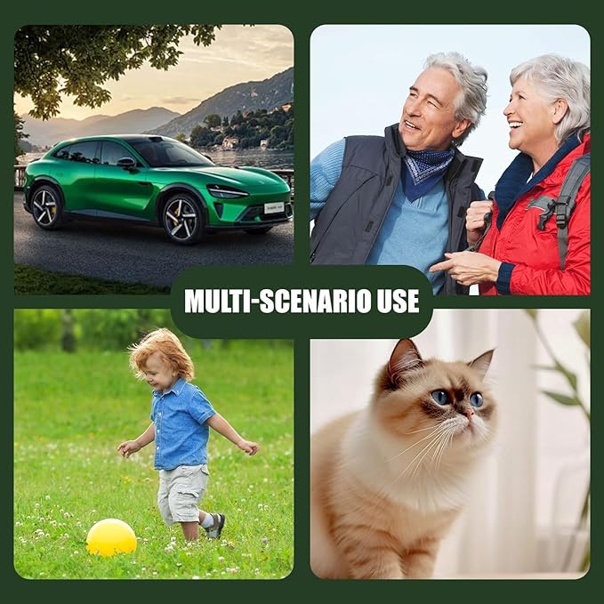 GPS Tracker for Vehicles, Mini Hidden Car GPS Tracker,Magnetic Waterproof GPS Locator Global Coverage Real-Time Tracking,for Cars,Assets,Pets,Children and Elderly,No Subscription No Monthly Fee