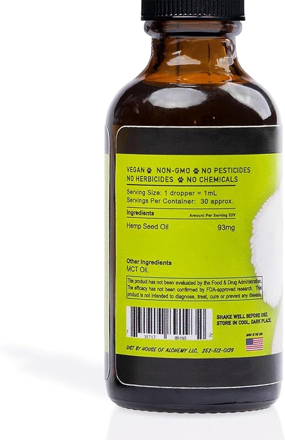 HEAL - Hemp Oil for Dogs - Comfort for Challenging Conditions & Neurological Well-Being Support - Add to Gums or Directly to Food - 100% Natural Drops
