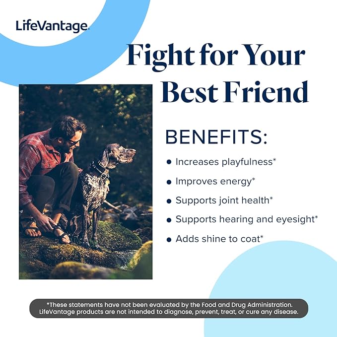 Petandim Dog Vitamins (30 Chewable Tablets), Antioxidants Reduce Oxidative Stress, Joint Supplement for Dogs, Skin and Coat Supplement, Omega-3 & Collagen for Dogs, Chicken + Bacon Flavor