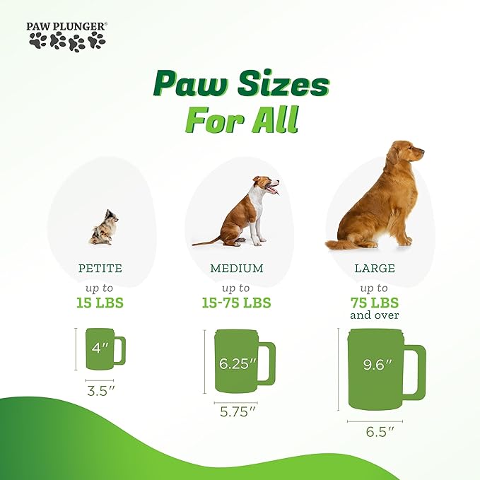 – Dog Paw Cleaner - Puppy Essentials - Portable Dirty Paw Washer - Ideal for Large Dogs - Black