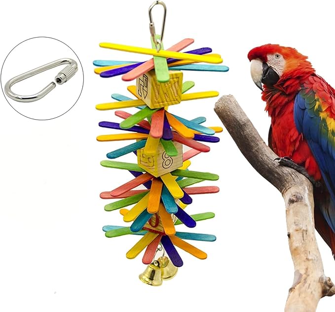 10 Pcs Silvery Parrot Toy Hook Stainless Steel Parts Heavy Duty Metal Hooks Suitable for Most Bird Or Small Animal Hanging Toys Parrot Bird Hooks Metal Stainless Steel Parts DIY Bulk Birds