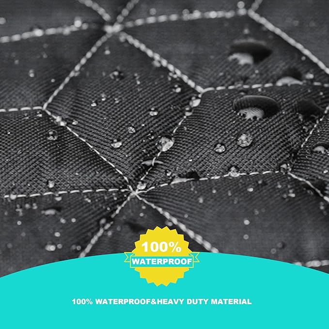 Bench Dog Car Seat Covers for SUV, Waterproof Dog Seat Cover for Back Seat Fit Ford Explorer Heavy Duty Non Slip Back Seat Cover Protector for Chevrolet Tahoe/Yukon/Suburban/Expedition/Wagoneer