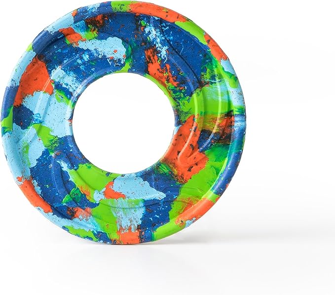 Chuckit! EcoFetch Flyer Rubber Dog Toy, Medium (8 Inch Diameter) Pack of 1, for Breeds 20-60 lbs