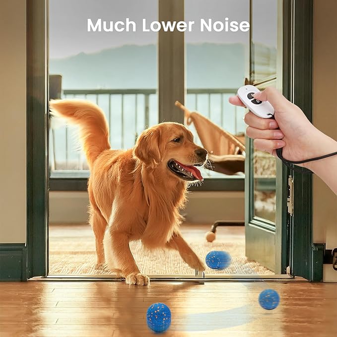 Upgraded Smart Interactive Dog Toys: 3 Interactive Modes Vibrating Ball with E-TPU Material, IPX7 Waterproof, Self-Moving/Bouncing/Rotating Ball for Medium/Large Dogs