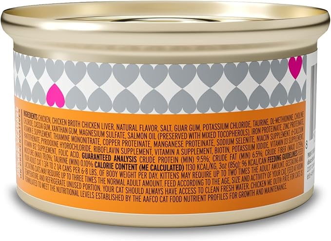 I and love and you Wet Cat Food - Chicken Me Out Pâté - Chicken Recipe, Grain Free, Filler Free, 3oz Pack of 24 Cans
