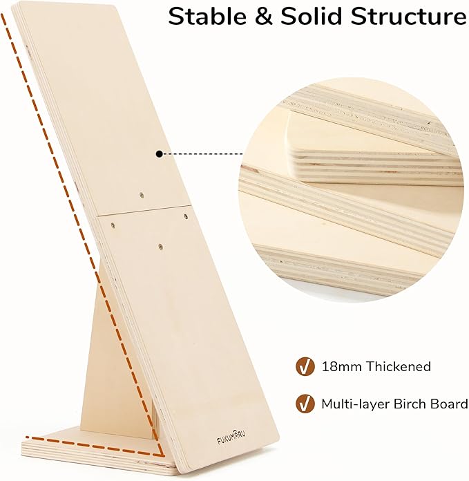 FUKUMARU Cat Scratcher, 23.66 Inch Sisal Cat Scratching Post Ramp, Replaceable Scratching Mat for Indoor Cats, Wood Frame L Shape Wall Mounted Scratch, Cats Scratch Furniture Protector for Couch Sofa