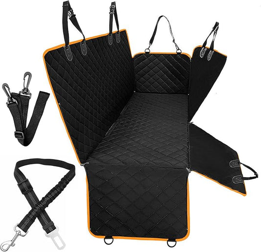 ICWEIMEI Dog Car Seat Cover, Waterproof Back Seat Covers for Dog Travel Non-Slip Pet Car Seat Protector Pet Car Seat Cover for Cars Trucks SUV