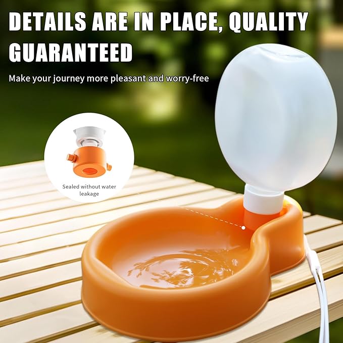 Foldable Pet Outdoor Camping Drinking Water Bottle Dog Cat Travel Portable Water Dispenser Small Large Capacity (Mint Green, Small)