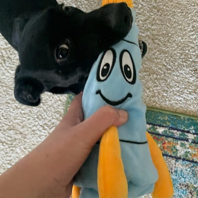 SmartPetLove Snuggle Puppy Tender-Tuffs - Rocco Rocket Water Bottle Dog Toy - Bottle Cover Dog Toy