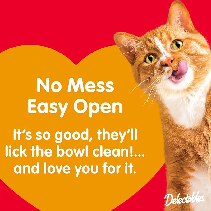 Hartz Delectables Gravy Non-Seafood Lickable Wet Cat Treat & Food Topper, Chicken, 12 Pack, 1.40 Ounce (Pack of 12)